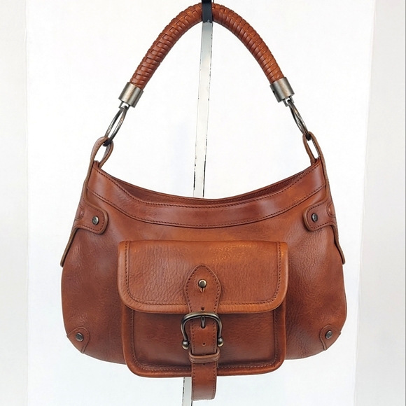 Burberry Handbags - Burrberry Saddle Leather Shoulder Bag!